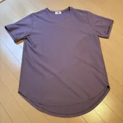 【送料無料・匿名】 soe パープル Tシャツ ラウンドヘムのサムネイル