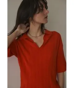 washable rib knit pull overのサムネイル