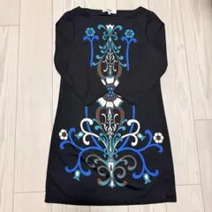 tibi NEWYORK 柄 ワンピース チュニック 高級素材 インポート