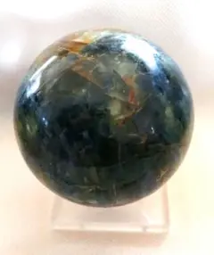 【新品】カイヤナイトのブルーと茶色の模様がポイントのスフィア8-22