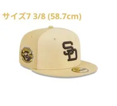 59FIFTY Raffia Front 　パドレス ベガスゴールド
