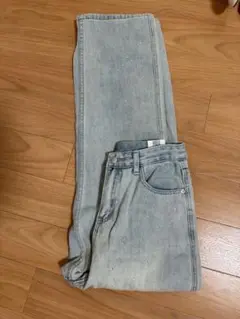 スパンコール装飾デニムパンツ Mサイズ