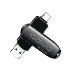 USB C 플래시 드라이브, 외장 SSD 256 기가바이트 최대 전송 속도: 300 베가바이트/초