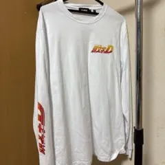 XLARGE 頭文字D 白ロングTシャツ 高橋涼介