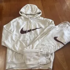 Nike フーディー スウェットパンツ セットアップ Mサイズ ホワイト