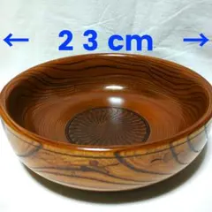 漆器　菓子器 木目模様　木製　ブラウン系　果物入れ　小物入れ　昭和レトロ