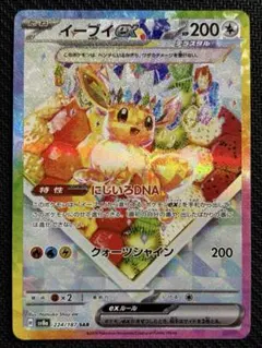 テラスタルフェスex ポケモンカードゲーム イーブイex SAR ケーキイーブイ