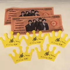 TXT MOACON 落下物 ドル札 モアコン 王冠 コンプリートセット - メルカリ
