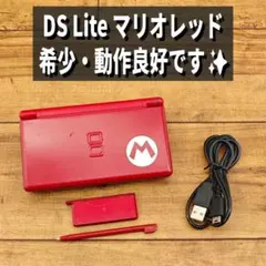 【北米限定・分解整備済み✨】ニンテンドー DS Lite マリオレッド L107
