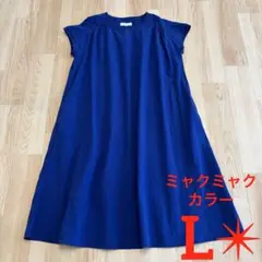 美品【SEASON REASONワンピース】Lミャクミャクカラー✴︎万博フィナーレ