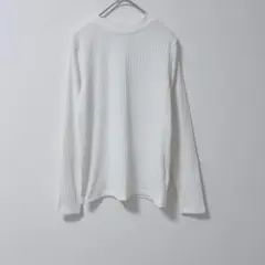 LOWRYS FARM 長袖カットソー　Tシャツ　白　ホワイト M 無地