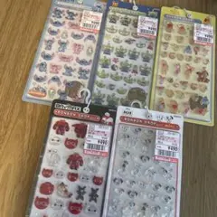 ディズニーボンボンドロップシール5種セット 正規品
