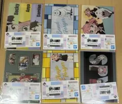 SPY×FAMILY スパイファミリー　一番くじ　クリアファイル6枚