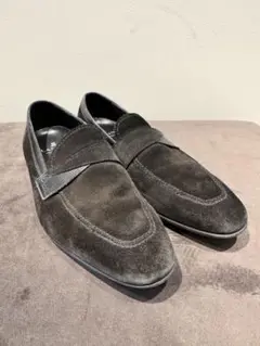 LANVIN ランバン ドレスカジュアル 26.5cmスリッポン スエード