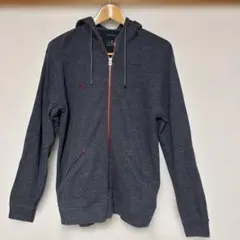 R.NEWBOLD フード付きダークグレーパーカー Lサイズ