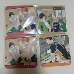 ハイキュー展 アートコースター 日向 月島 山口