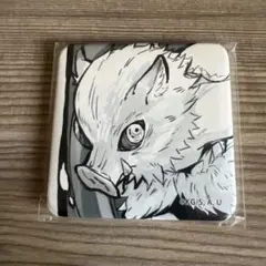 匿名配送】鬼滅の刃 ダイニング 台本イラストスクエア缶バッジ2点 嘴平