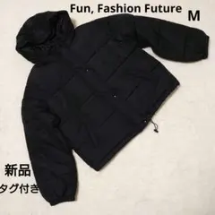 新品タグ付き Fun,Fashion Future 黒 ダウンジャケット M