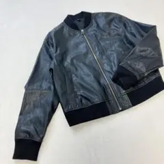 【完売品・極美品】　GU レザータッチブルゾン Ｍ
