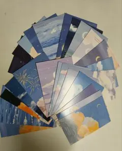 空・月・海デザイン ポストカード大量セット まとめ売り