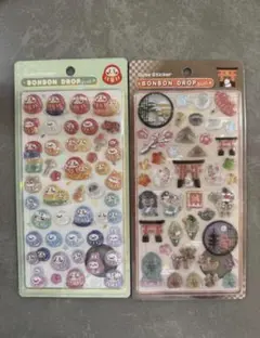 【3/5までの限定値下げ】ボンボンドロップシール　和柄　だるま　京都