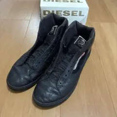 DIESEL DRAGON 黒 ハイカット 27cm 箱付 認定証 ￼替紐3色