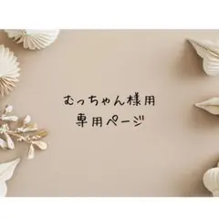 むっちゃん様専用ページ