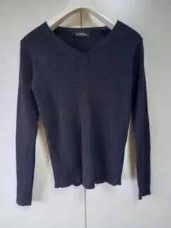 GREEN LABEL RELAXING Vネックセーター 長袖 ダークネイビー