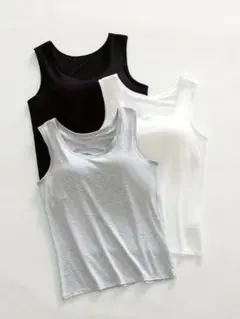 カップ付きタンクトップ　3枚セット