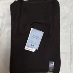 お値下げ！新品！エクストラファインメリノウール ニット XL ダークブラウン