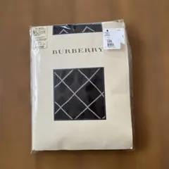 バーバリー ブラウンアーガイルタイツ M-L 袋に破れあり