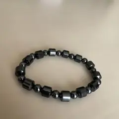 磁気ブレスレット ヘマタイト 円柱デザイン パワーストーン