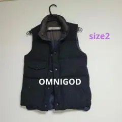 美品【OMNIGOD オムニゴッド】ダウンベスト