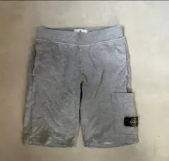 u*9様 美品【STONE ISLAND】リブニット ハーフパンツ ロゴ L - メルカリ