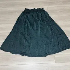 LEPSIMストレッチサテン フレアスカート