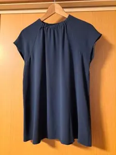 お値下げ⭐試着のみ⭐セオリーリュクス　ブラウス　38紺色　FLOW