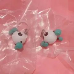 バボちゃん ゆらゆらマーカー めじるしアクセサリー グリーン オレンジ