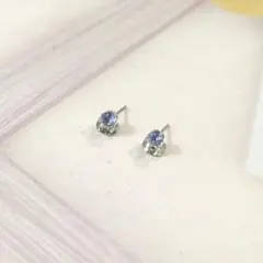 SALE価格【サージカルステンレス使用】アイオライトのピアス