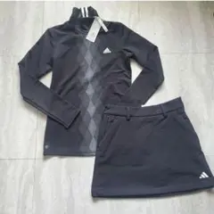 新品M】adidas アディダスゴルフ 長袖シャツ＆スカート - メルカリ