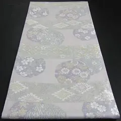 名門・志都香織物謹製 夏物 新品 西陣織絽高級唐織袋帯【綿芯仕立付