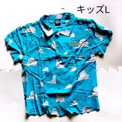 トイストーリー バズライトイヤー 雲柄 アロハ シャツ キッズ M