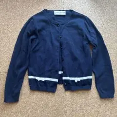 むーのんのん　カーディガン　120cm ネイビー