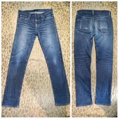 【Pete 様】　ストレッチセルビッジスリムフィットジーンズ　赤ミミ　30インチ