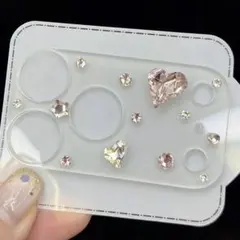 iPhone17promaxカメラカバーキラキラ保護フィルムレンズカバービジュー