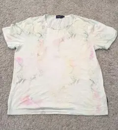 【良品】ポールスミスジーンズ タイダイ柄 Tシャツ L