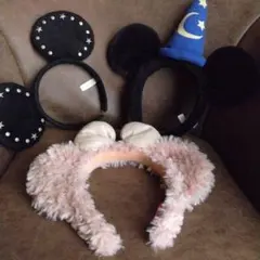 ディズニー カチューシャ 3点セット