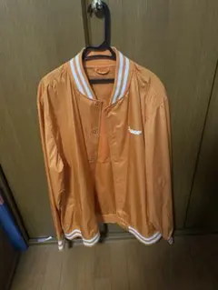 X-LARGE ナイロンジャケット　スタジャン(オレンジ)