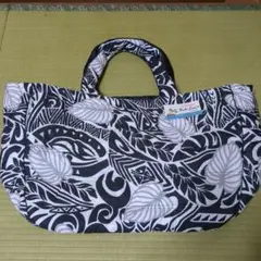Kula Lani HAWAII未使用タグ付ハワイアン柄トートバッグブラック♡