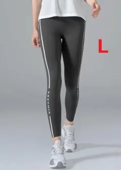 ゼクシィミックス サイドライン レギンス Lサイズ パワーグレー