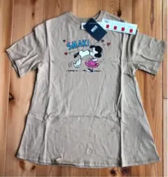新品タグ付きF.O.KIDS スヌーピーTシャツワンピース 110